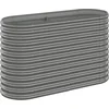 Image de vidaXL - Plantenbak - 114x40x68 - cm - gegalvaniseerd - staal - grijs