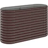Image de vidaXL - Plantenbak - 114x40x68 - cm - gegalvaniseerd - staal - bruin
