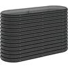 Image de vidaXL - Plantenbak - 114x40x68 - cm - gegalvaniseerd - staal - antracietkleurig