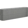Image de vidaXL - Plantenbak - 224x40x68 - cm - gegalvaniseerd - staal - grijs