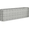 Image de vidaXL - Plantenbak - 224x40x68 - cm - gegalvaniseerd - staal - zilverkleurig