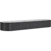 Image de vidaXL - Plantenbak - 296x80x36 - cm - gegalvaniseerd - staal - antracietkleurig