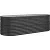 Image de vidaXL - Plantenbak - 224x80x68 - cm - gegalvaniseerd - staal - antracietkleurig