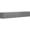 Image de vidaXL - Plantenbak - 440x80x68 - cm - gegalvaniseerd - staal - grijs