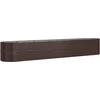 Image de vidaXL - Plantenbak - 440x80x68 - cm - gegalvaniseerd - staal - bruin