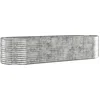 Image de vidaXL - Plantenbak - 322x100x68 - cm - gegalvaniseerd - staal - zilverkleurig