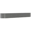 Image de vidaXL - Plantenbak - 554x100x68 - cm - gepoedercoat - staal - grijs