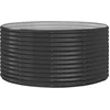 Image de vidaXL - Plantenbak - 140x140x68 - cm - gegalvaniseerd - staal - antracietkleurig