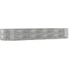 Image de vidaXL - Plantenbak - 447x140x68 - cm - gegalvaniseerd - staal - zilverkleurig