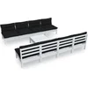 Image de vidaXL - 9-delige - Loungeset - met - kussens - massief - grenenhout