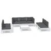 Image de vidaXL - 8-delige - Loungeset - met - kussens - massief - grenenhout