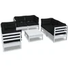 Image de vidaXL - 7-delige - Loungeset - met - kussens - massief - grenenhout