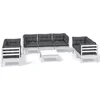 Image de vidaXL - 8-delige - Loungeset - met - kussens - massief - grenenhout