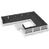 Image de vidaXL - 11-delige - Loungeset - met - kussens - grenenhout - wit