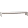 Image de vidaXL - Monitorstandaard - 100x27x15 - cm - massief - grenenhout - wit