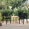 Image de vidaXL - Tuinstoelen - 2 - st - polypropeen - antracietkleurig