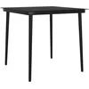 Image de vidaXL - 5-delige - Tuinset - met - kussens - zwart