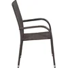 Image de vidaXL - 3-delige - Tuinset - bruin - en - zwart