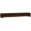 Image de vidaXL - Monitorstandaard - 100x24x13 - cm - bewerkt - hout - gerookt - eikenkleurig