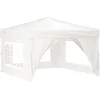 Image de vidaXL - Partytent - inklapbaar - met - zijwanden - 3x3 - m - wit