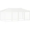 Image de vidaXL - Partytent - inklapbaar - met - zijwanden - 3x6 - m - wit