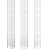 Image de vidaXL - Gabion - plantenbakken - 3 - st - rond - verhoogd - Ø30x200 - cm - staal