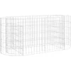 Image de vidaXL - Gabion - plantenbak - verhoogd - 120x50x50 - cm - gegalvaniseerd - ijzer