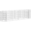 Image de vidaXL - Gabion - plantenbak - verhoogd - 190x50x50 - cm - gegalvaniseerd - ijzer