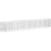 Image de vidaXL - Gabion - plantenbak - verhoogd - 330x50x50 - cm - gegalvaniseerd - ijzer