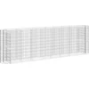 Image de vidaXL - Gabion - plantenbak - verhoogd - 330x50x100 - cm - gegalvaniseerd - ijzer