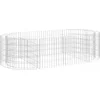 Image de vidaXL - Gabion - plantenbak - verhoogd - 200x100x50 - cm - gegalvaniseerd - ijzer