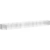 Image de vidaXL - Gabion - plantenbak - verhoogd - 600x100x50 - cm - gegalvaniseerd - ijzer