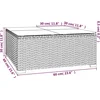 Image de vidaXL - 9-delige - Loungeset - met - kussens - poly - rattan - bruin
