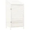 Image de vidaXL - Tuinschuur - 55x52x112 - cm - massief - vurenhout - wit