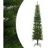 Image de vidaXL - Kunstkerstboom - met - standaard - smal - 240 - cm - PE