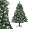 Image de vidaXL - Kunstkerstboom - met - standaard - 210 - cm - PVC