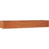 Image de vidaXL - Plantenbak - verhoogd - 320x80x45 - cm - cortenstaal - roestig