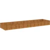 Image de vidaXL - Plantenbak - verhoogd - 387x100x36 - cm - cortenstaal