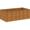 Image de vidaXL - Plantenbak - verhoogd - 196x100x69 - cm - cortenstaal