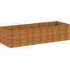Image de vidaXL - Plantenbak - verhoogd - 290x100x69 - cm - cortenstaal