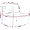 Image de vidaXL - 5-delige - Loungeset - met - kussens - aluminium - antracietkleurig