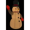 Image de vidaXL - Sneeuwpop - opblaasbaar - met - LED's - 120 - cm