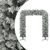 Image de vidaXL - Kerstboog - met - sneeuwvlokken - 240 - cm