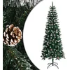 Image de vidaXL - Kunstkerstboom - met - standaard - 240 - cm - PVC - groen