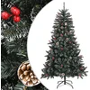 Image de vidaXL - Kunstkerstboom - met - standaard - 150 - cm - PVC - groen