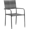 Image de vidaXL - 7-delige - Tuinset - poly - rattan - grijs