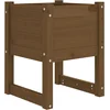 Image de vidaXL - Plantenbak - 40x40x52,5 - cm - massief - grenenhout - honingbruin