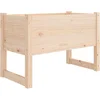Image de vidaXL - Plantenbak - 78x40x52 - cm - massief - grenenhout