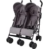 Image de X Adventure Duo Buggy / Tweeling Buggy   Lichtgewicht Dubbele Buggy Tandem Buggy - Grijs