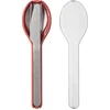 Image de Mepal - Ellipse bestekset 3-delig - Mes, vork en lepel - RVS - Vivid mauve